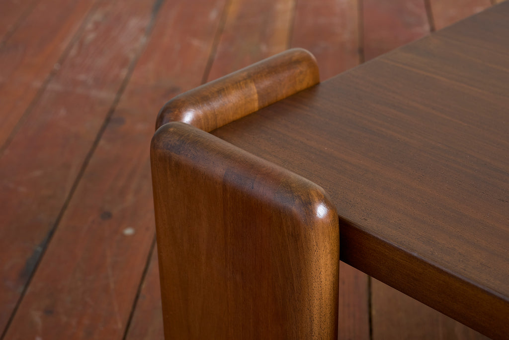 Italian Walnut Coffee Table by Mobil Girgi