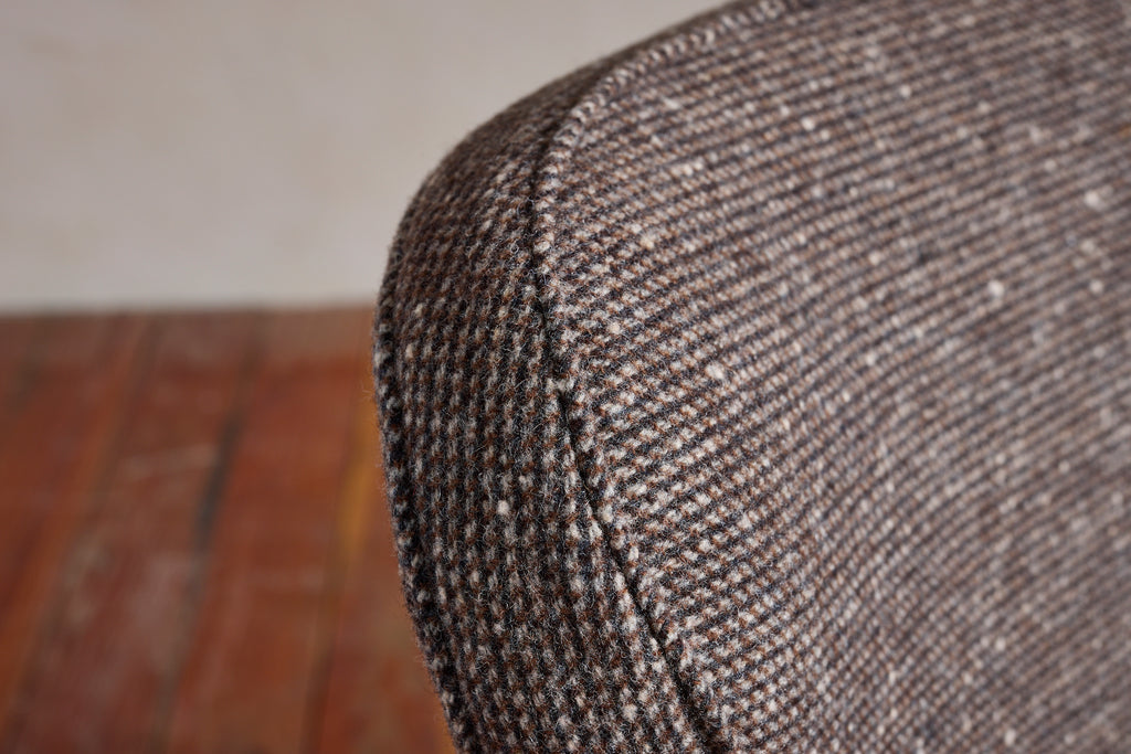 Italian Wingback Chairs with Footstools