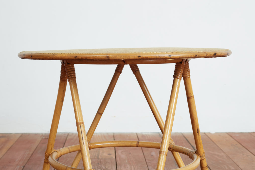Italian Bamboo Nesting Tables