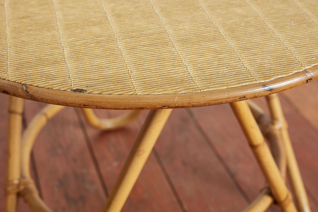 Italian Bamboo Nesting Tables