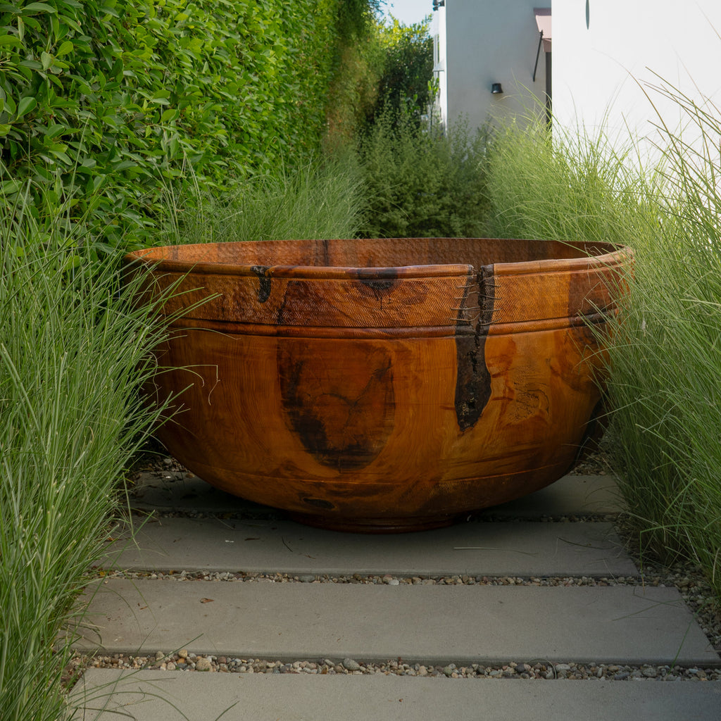 Massive Wood Turned Bowl - Five Feet Diameter