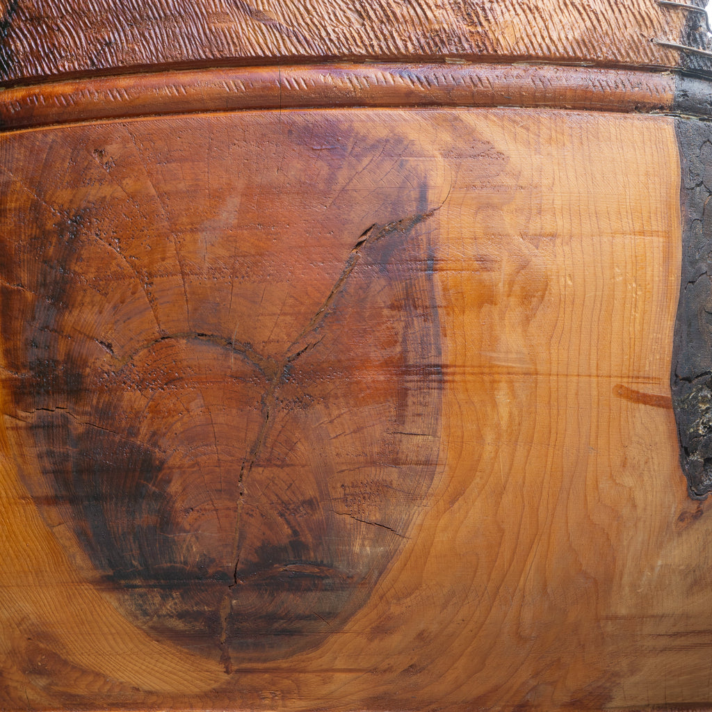 Massive Wood Turned Bowl - Five Feet Diameter