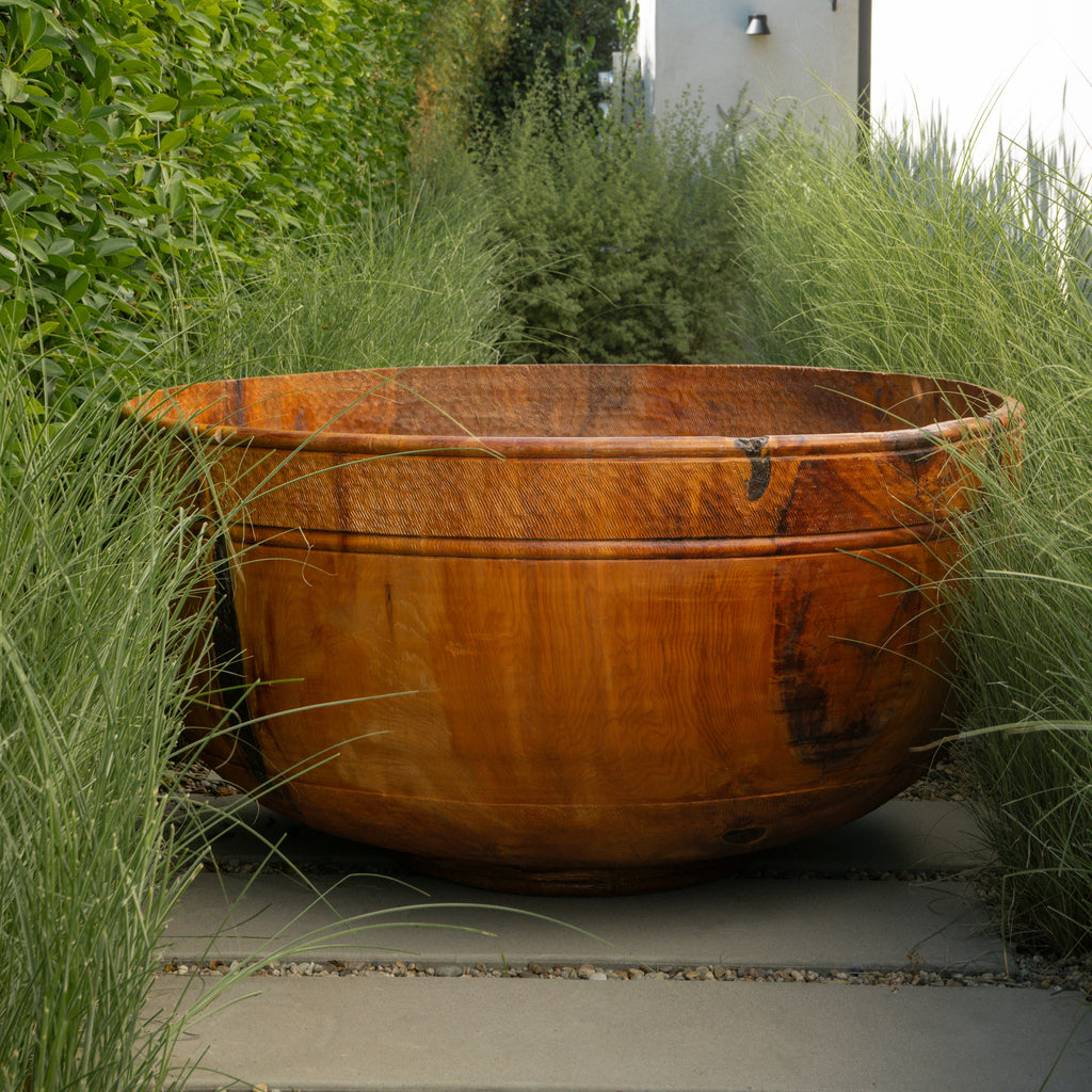 Massive Wood Turned Bowl - Five Feet Diameter