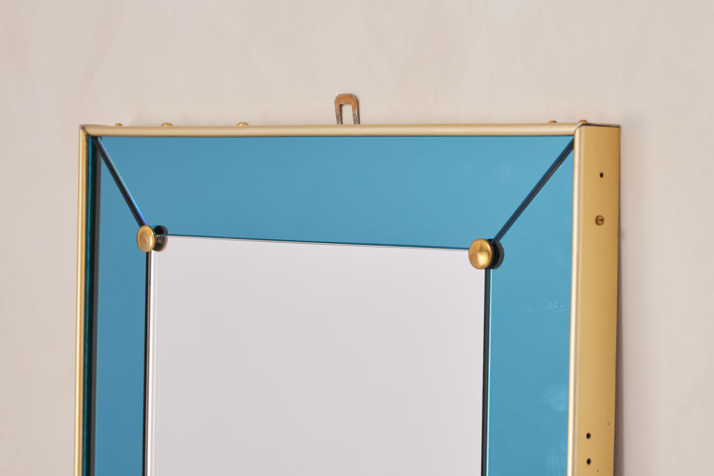 Blue Cristal Art mirror