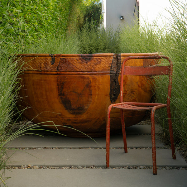 Massive Wood Turned Bowl - Five Feet Diameter