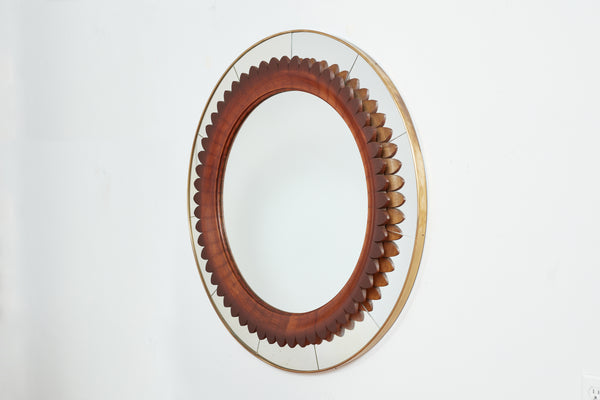 Rare mirror by Fratelli Marelli