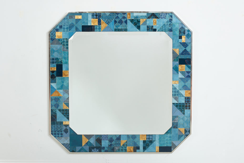 Italian Mosaic Mirror by Gallotti & Radice