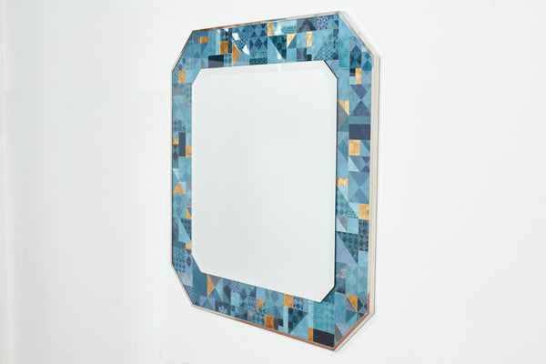 Italian Mosaic Mirror by Gallotti & Radice