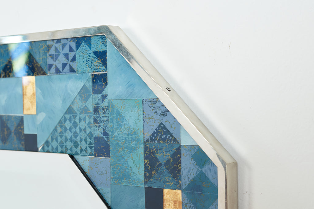 Italian Mosaic Mirror by Gallotti & Radice
