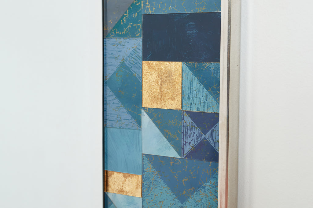 Italian Mosaic Mirror by Gallotti & Radice