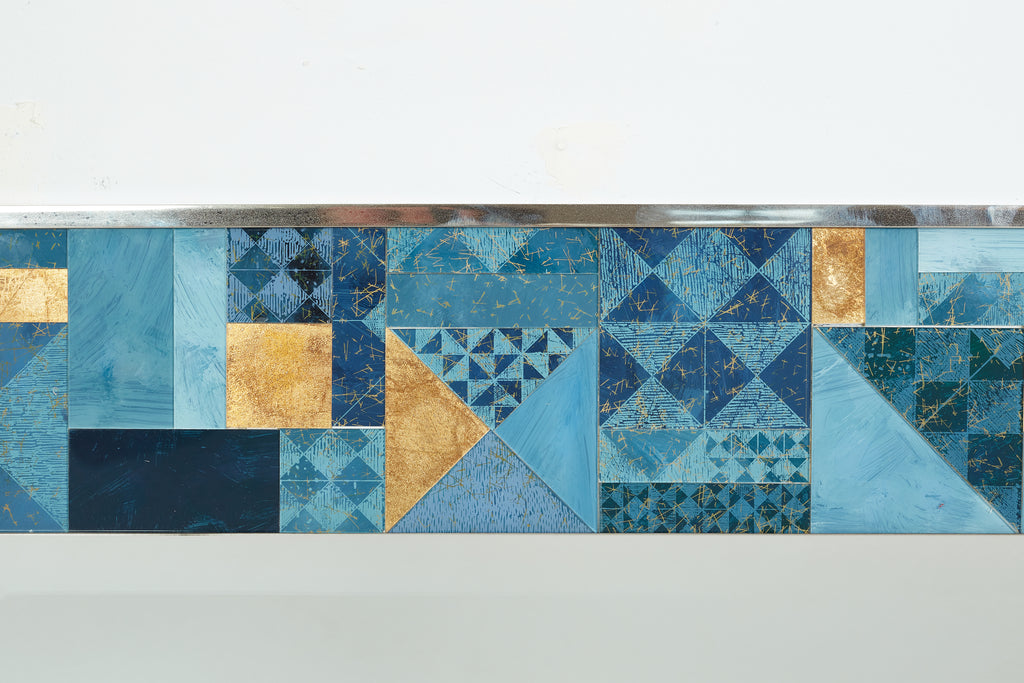 Italian Mosaic Mirror by Gallotti & Radice