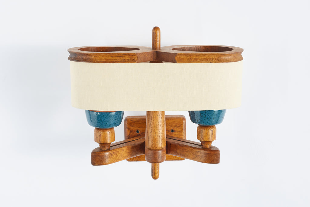 Guillerme et Chambron Ceramic Wall Sconce