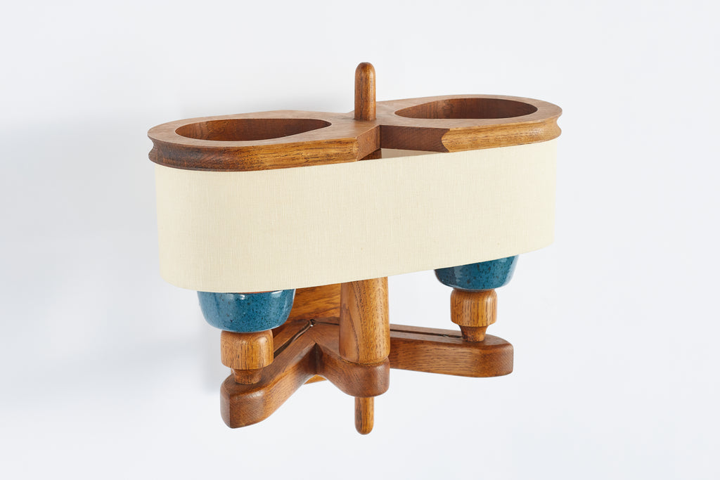 Guillerme et Chambron Ceramic Wall Sconce