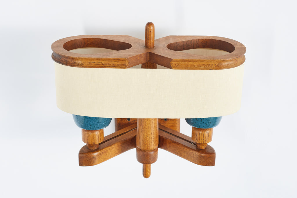 Guillerme et Chambron Ceramic Wall Sconce