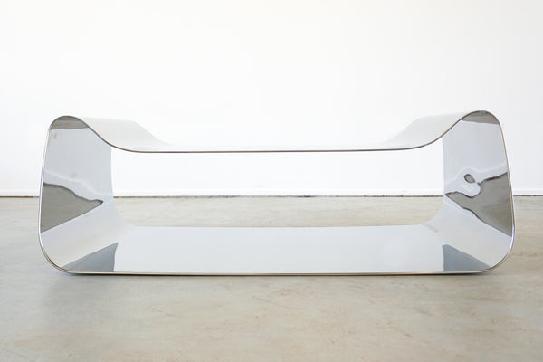 Titanium Infinity Table by William Emmerson