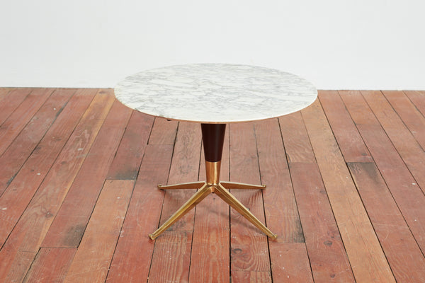 Petite Italian Marble Side Table