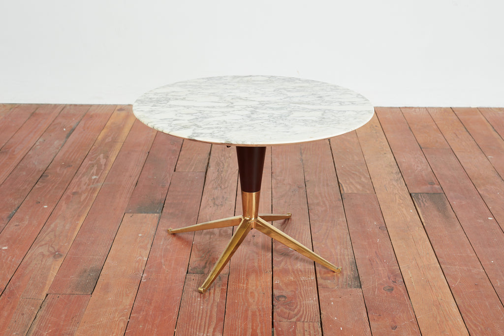 Petite Italian Marble Side Table