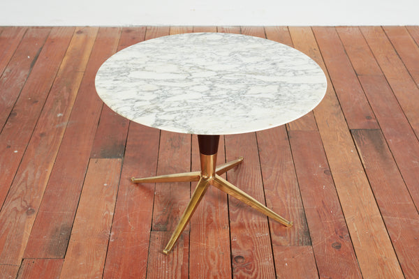 Petite Italian Marble Side Table