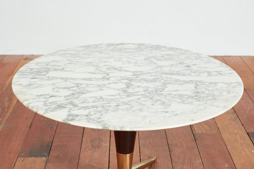 Petite Italian Marble Side Table