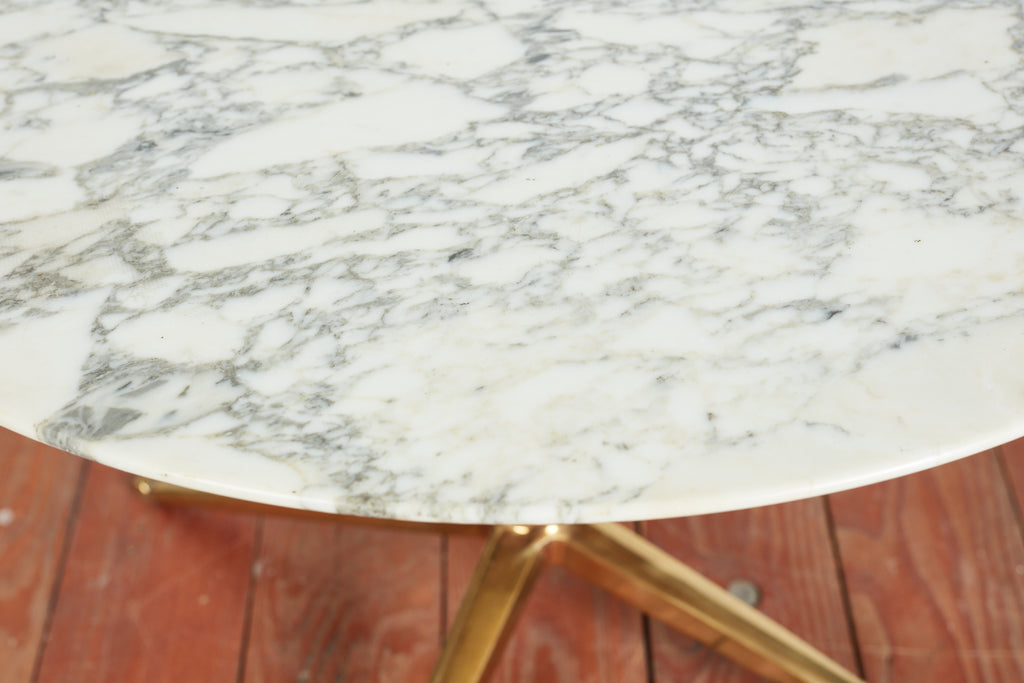 Petite Italian Marble Side Table