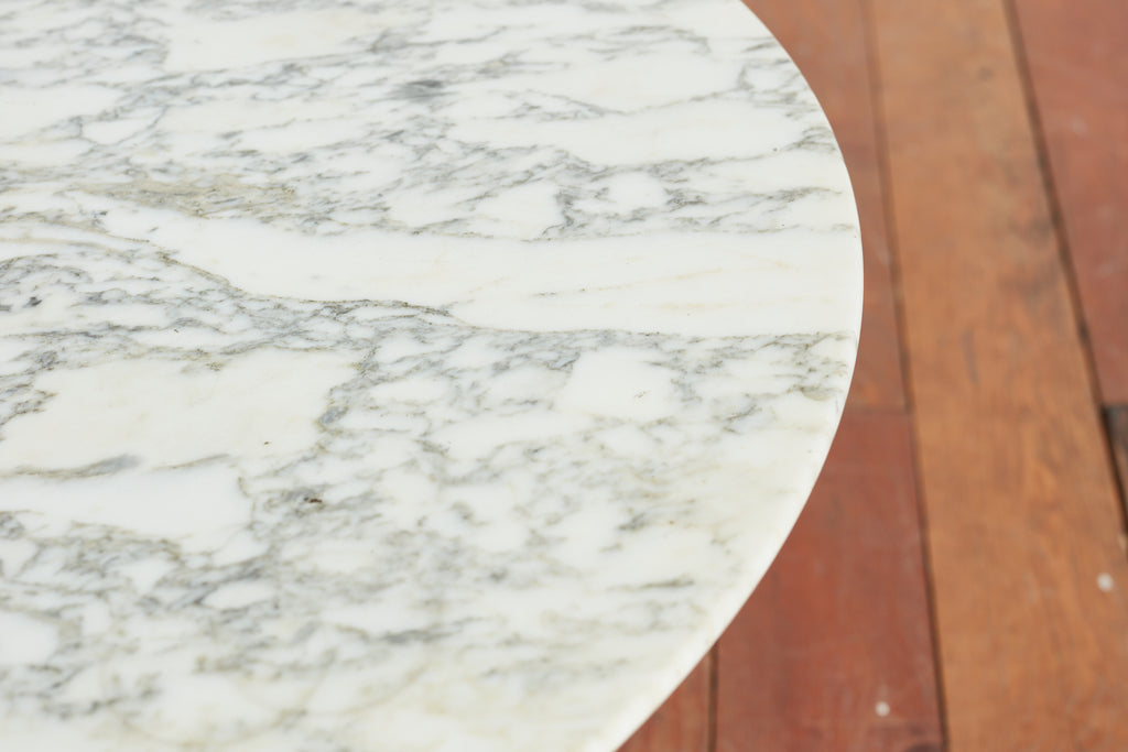 Petite Italian Marble Side Table