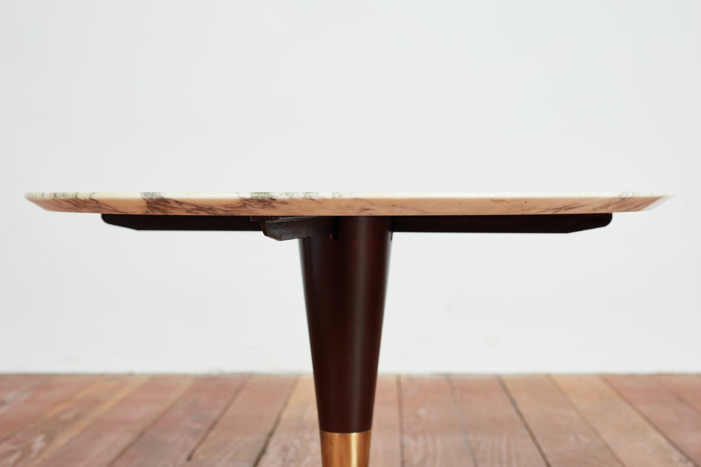 Petite Italian Marble Side Table