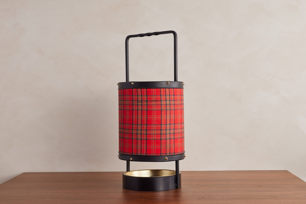 Jacques Adnet Tartan Umbrella Stand