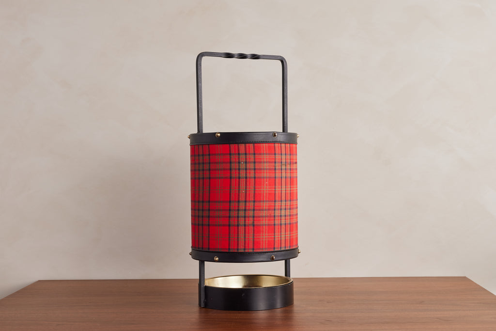 Jacques Adnet Tartan Umbrella Stand