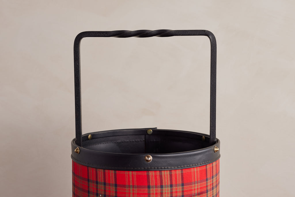 Jacques Adnet Tartan Umbrella Stand