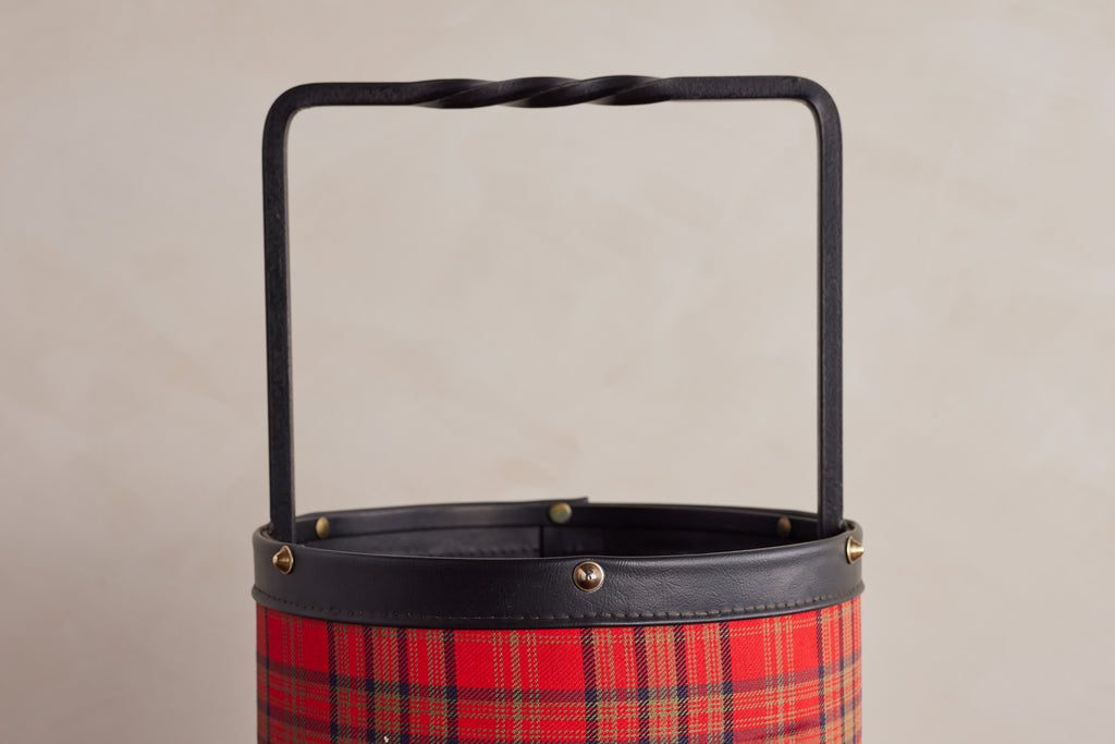 Jacques Adnet Tartan Umbrella Stand