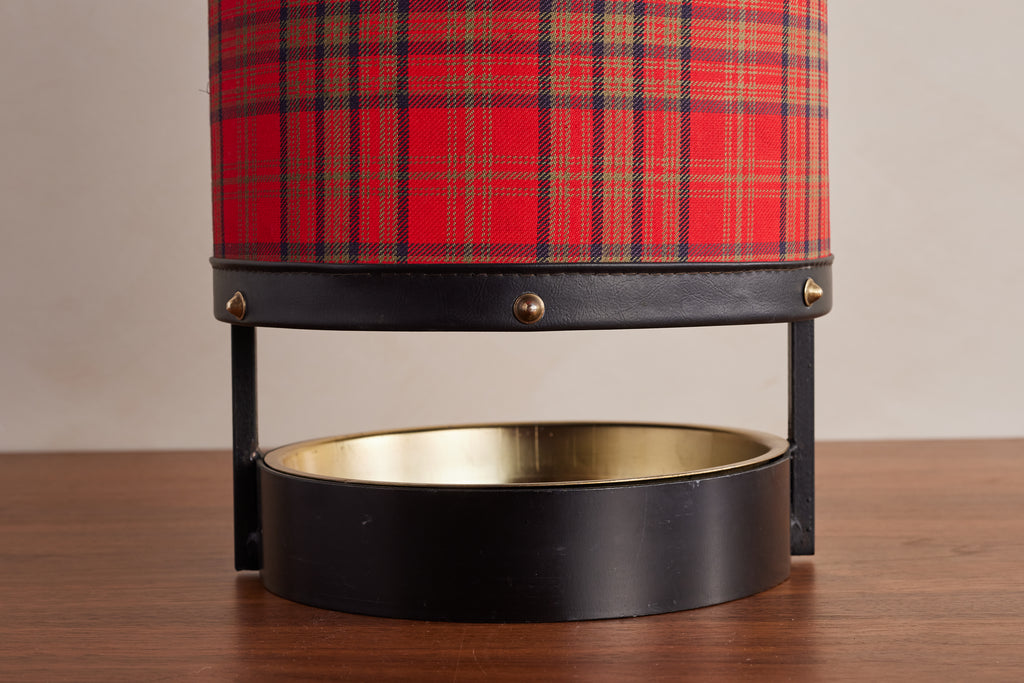 Jacques Adnet Tartan Umbrella Stand