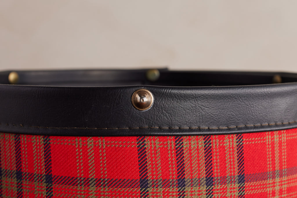 Jacques Adnet Tartan Umbrella Stand