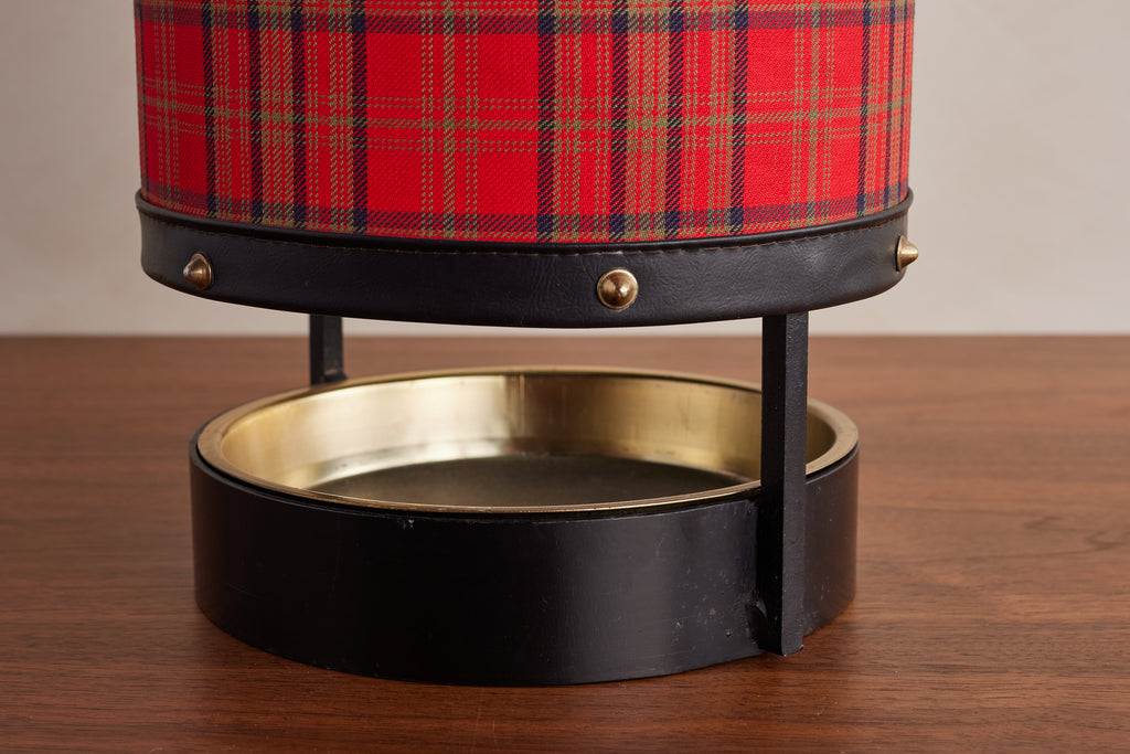 Jacques Adnet Tartan Umbrella Stand