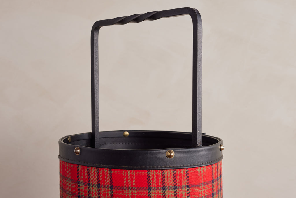 Jacques Adnet Tartan Umbrella Stand