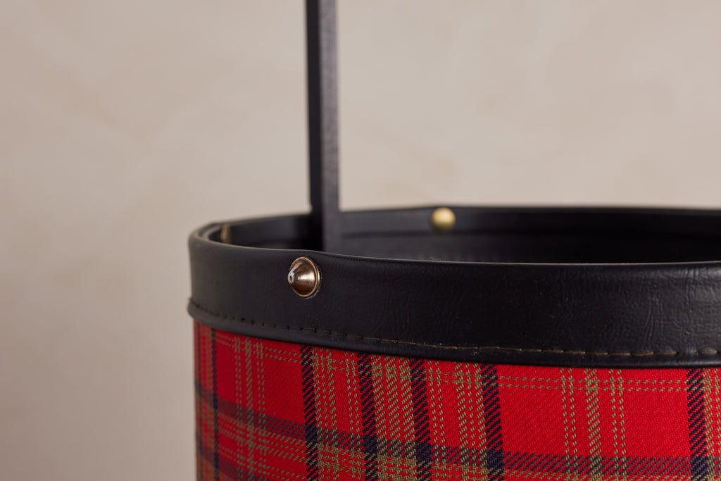 Jacques Adnet Tartan Umbrella Stand