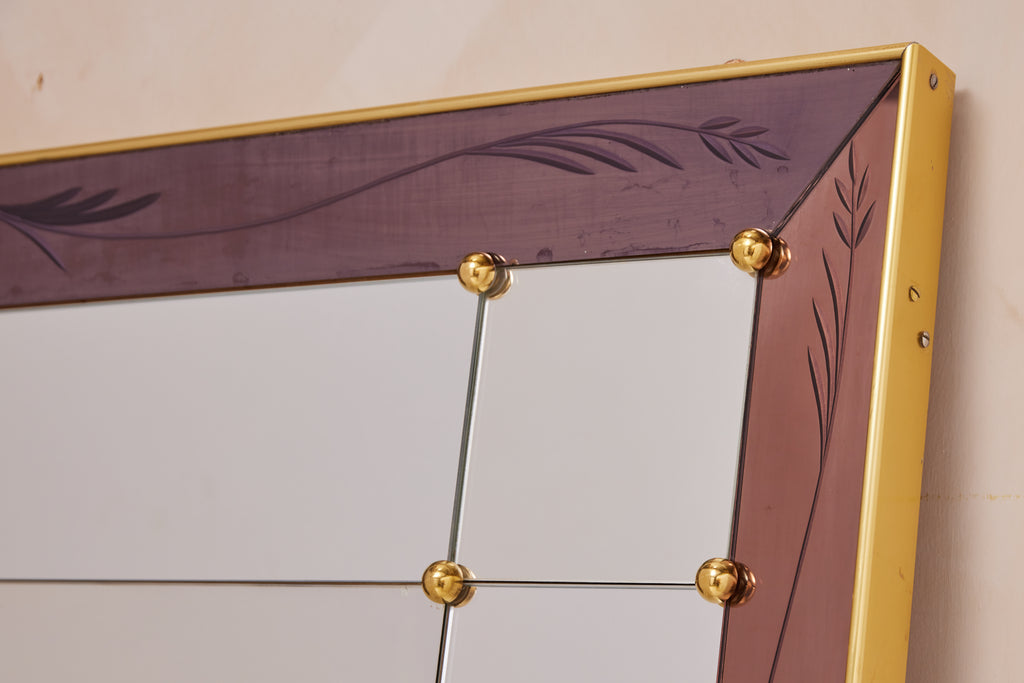 Bronze Cristal Art Floor Mirror