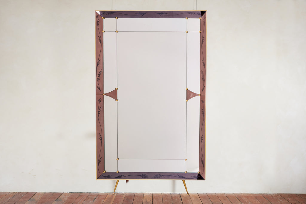 Bronze Cristal Art Floor Mirror