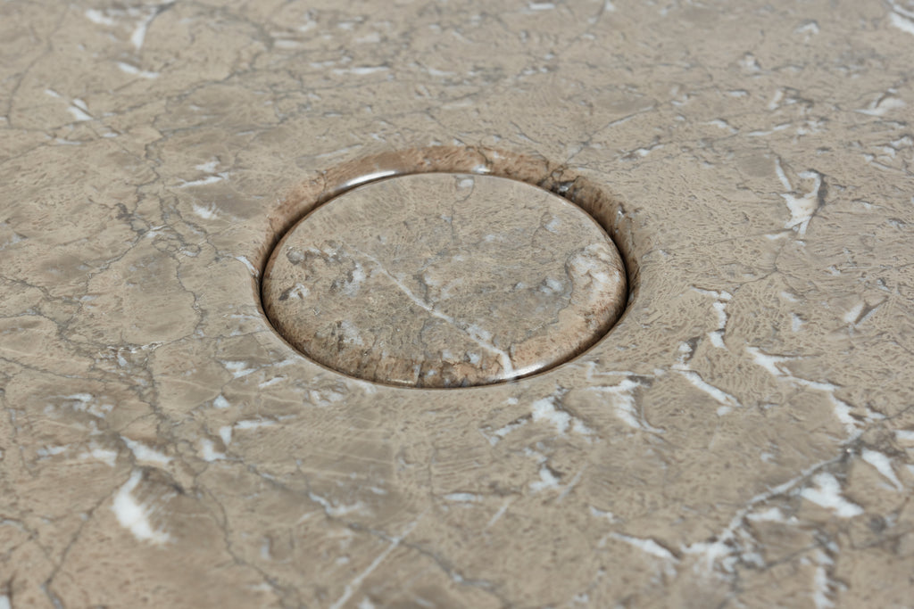 Mangiarotti Grey Marble Dining Table