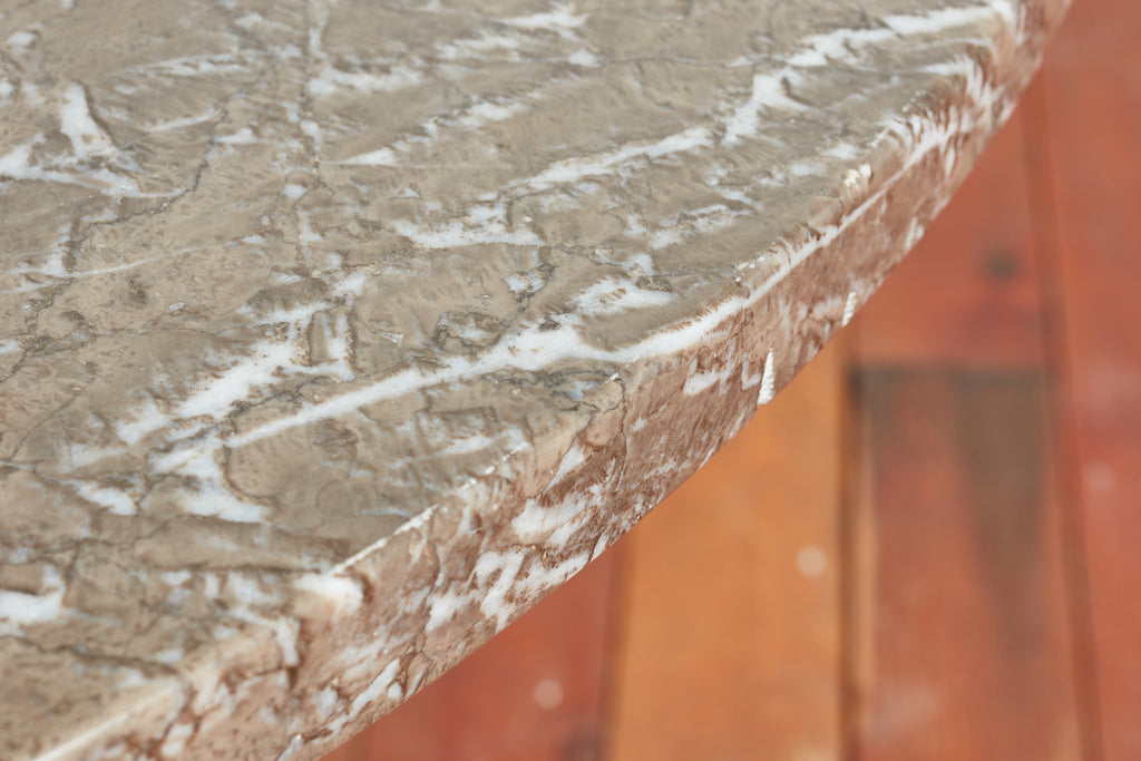 Mangiarotti Grey Marble Dining Table