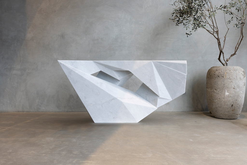 "Drift" Marble Console by William Emmerson