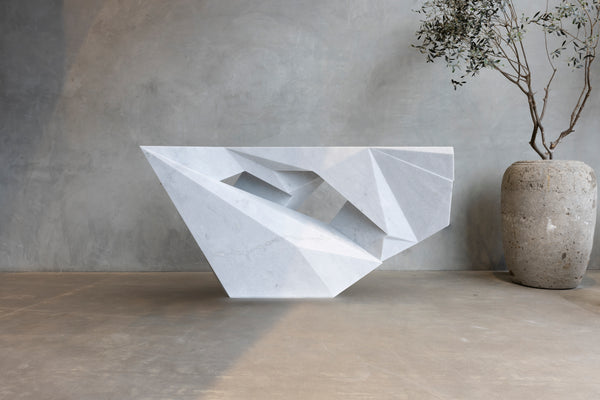 "Drift" Marble Console by William Emmerson