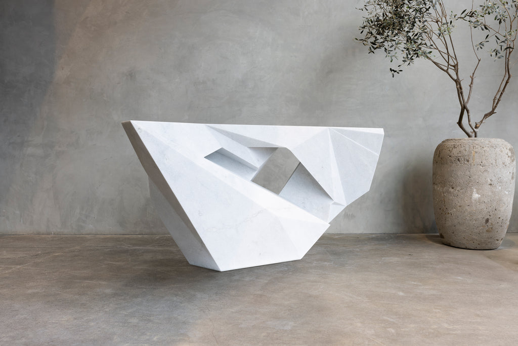 "Drift" Marble Console by William Emmerson