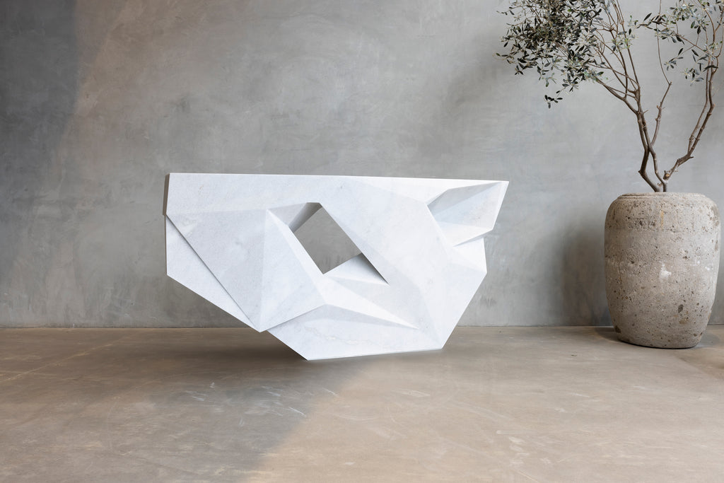"Drift" Marble Console by William Emmerson