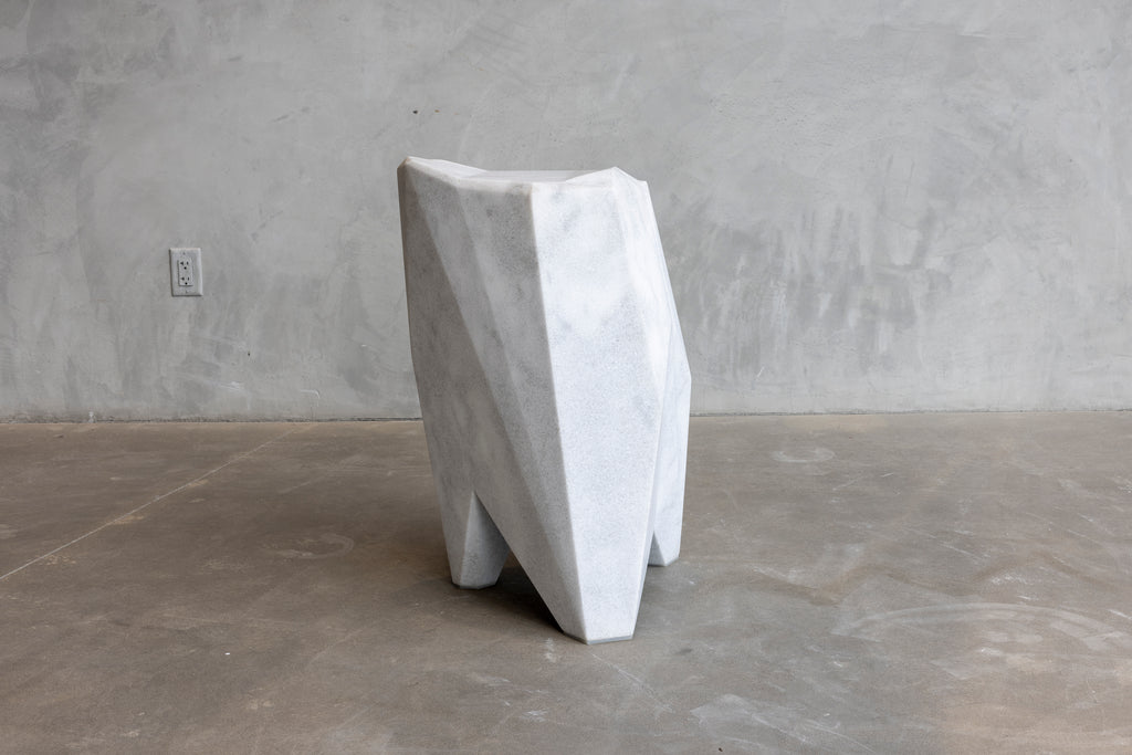 William Emmerson "Floe" Marble Stool