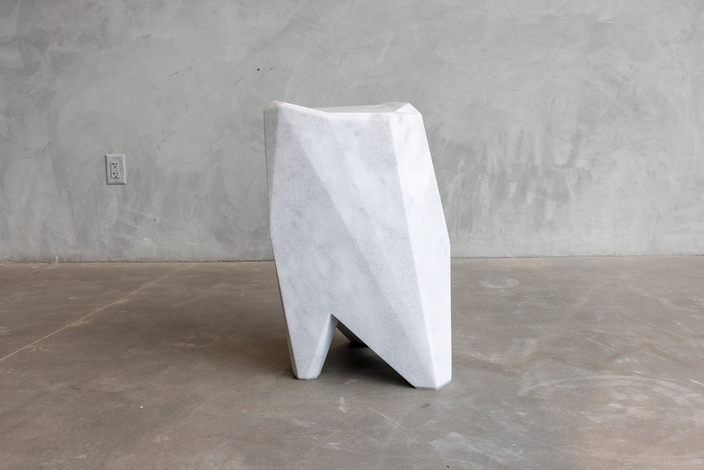 William Emmerson "Floe" Marble Stool