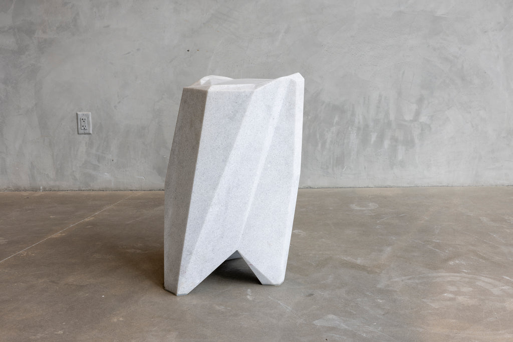 William Emmerson "Floe" Marble Stool
