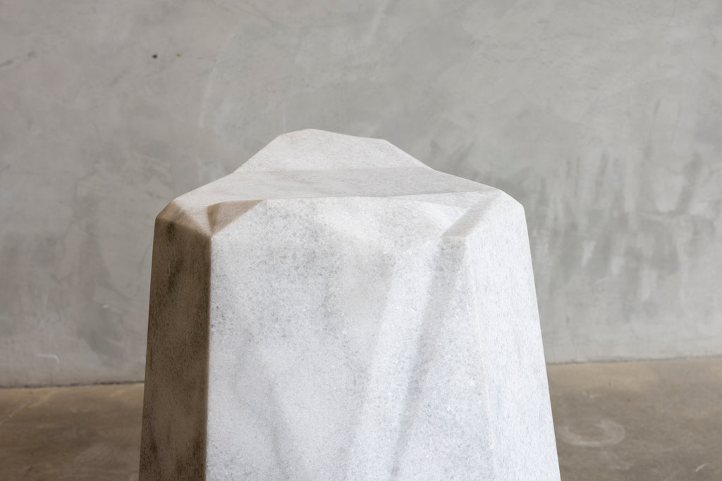William Emmerson "Floe" Marble Stool