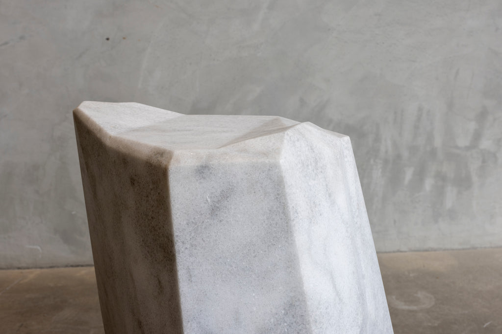 William Emmerson "Floe" Marble Stool