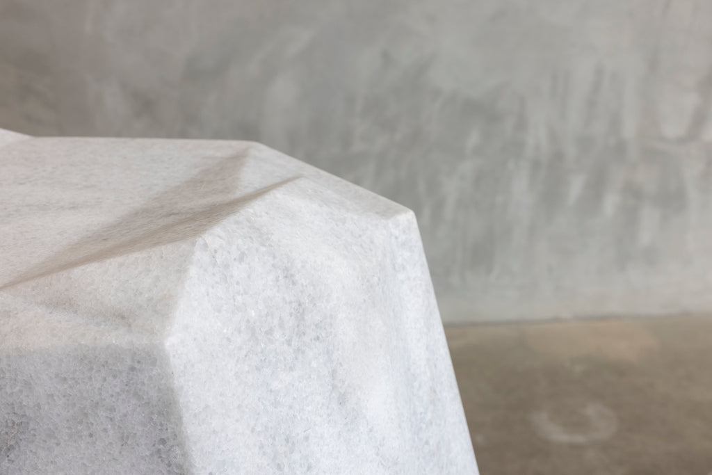 William Emmerson "Floe" Marble Stool