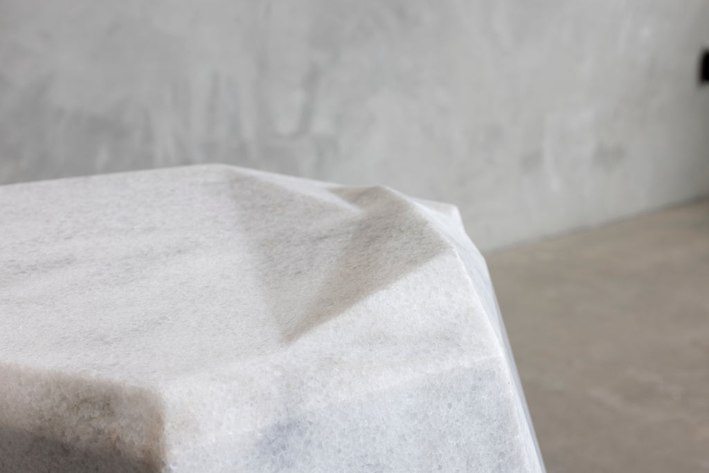 William Emmerson "Floe" Marble Stool